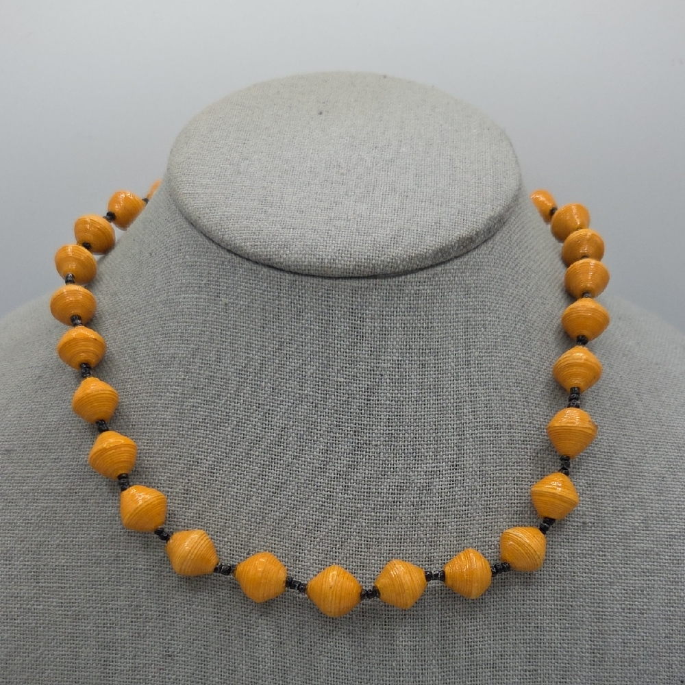 5 FOR $25! Bead For Life Elegant Yellow Beaded Necklace